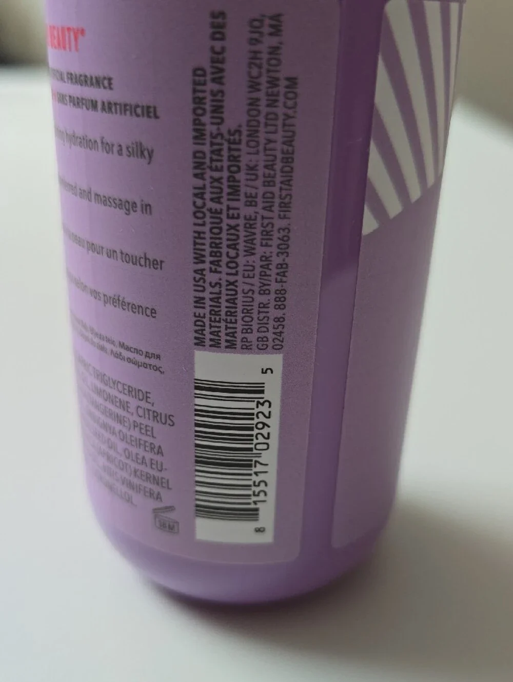 First Aid Beauty Nourishing After-Shower Body Oil